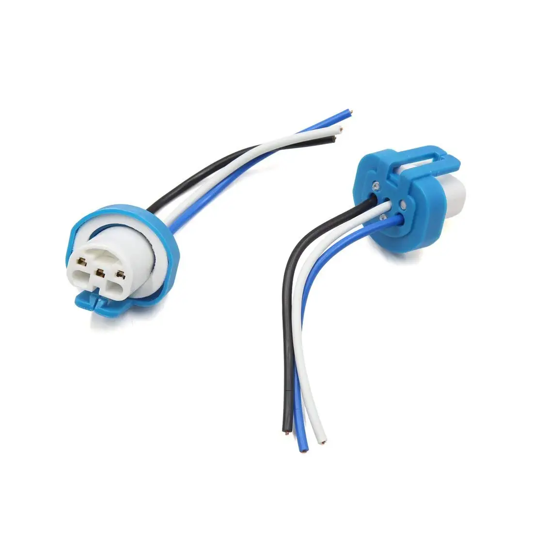 

uxcell 2pcs 3 Wires 9004 Plastic Socket Auto Car Headlight Lamp Fog Bulb Wire Harness