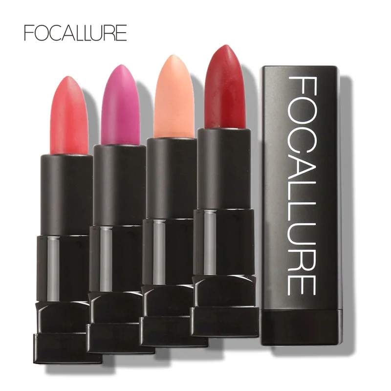 Focallure Matte губная помада, водостойкая, стойкая, 12 цветов, увлажняющая, гладкая губная помада, бархатная, очаровательная, Обнаженная помада, набор FA07