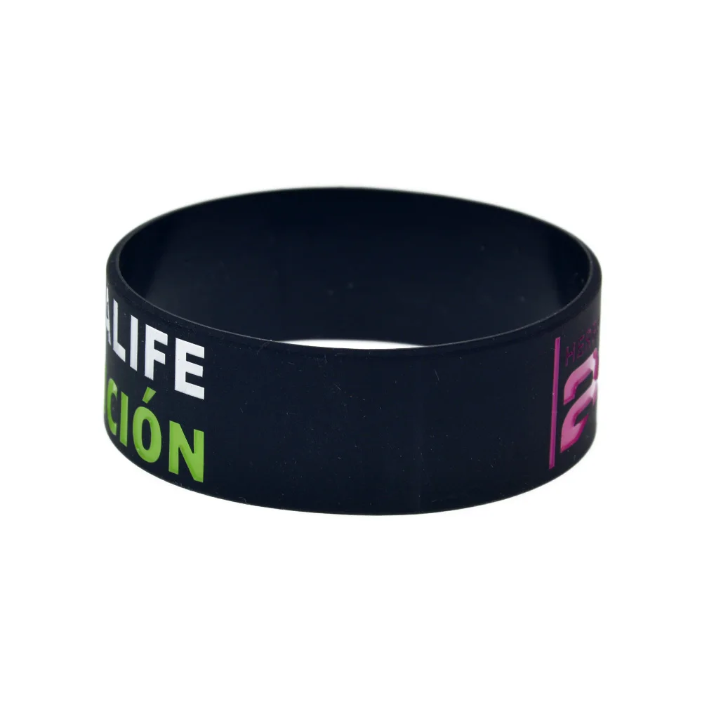 OneBandaHouse 25 шт 1 дюйм шириной 24 часа Nutricion силиконовый браслет для взрослых