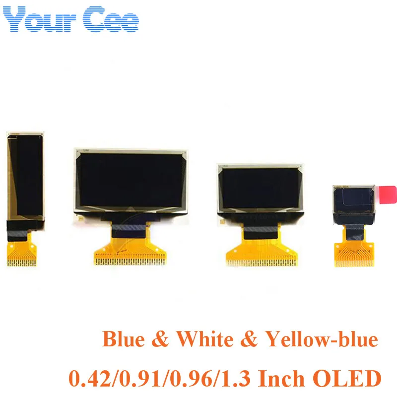 OLED дисплей для Arduino 0 42 91 96 1 3 дюйма синий белый ЖК экран модуль дисплея