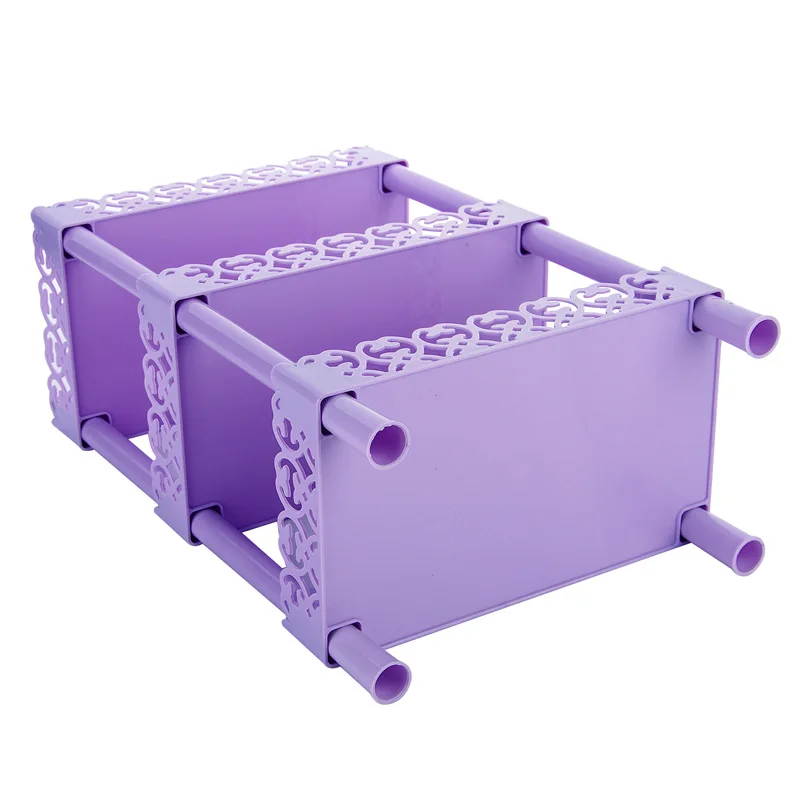 Путем самостоятельного выбора между 3 слоя Пластик Настольный стеллаж для