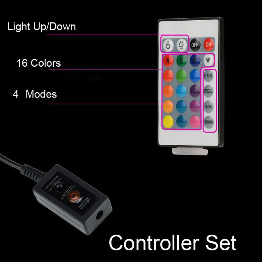 Штепсельная Вилка европейского стандарта для аквариума погружные лампочки 5050 SMD