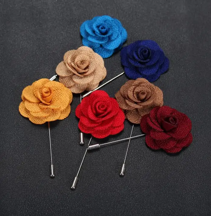 Женская/Мужская брошь в виде цветка 18 цветов|lapel flower|brooch flowerflower lapel pins |