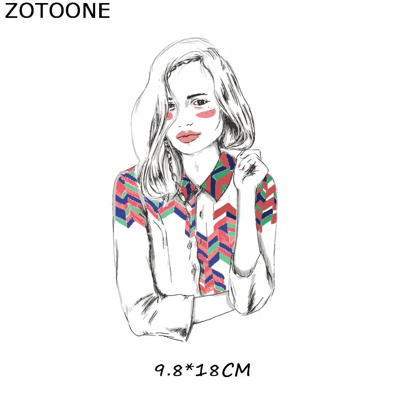 Нашивки ZOTOONE с аппликацией в полоску переводная наклейка утюгом для футболок