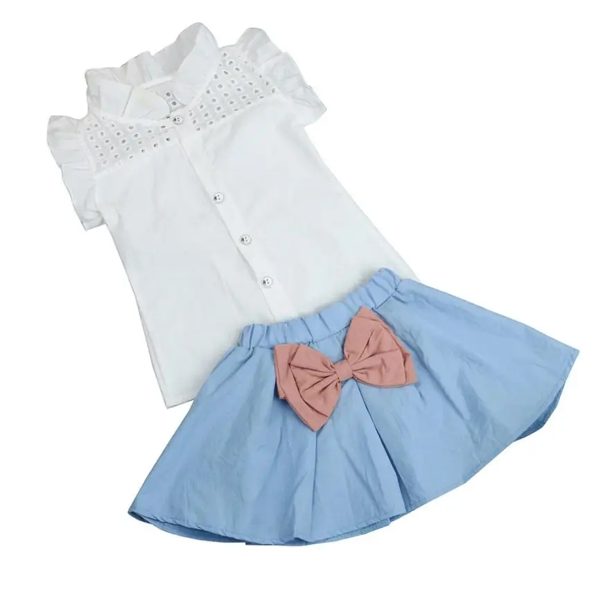 2018 последняя летняя детская одежда для девочек маленьких жилет футболка +