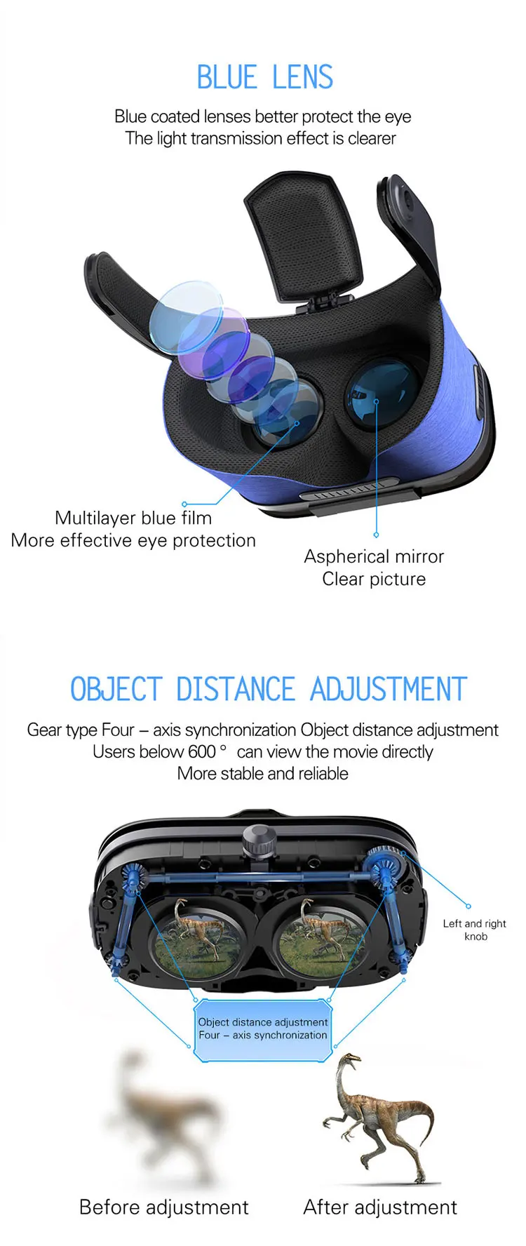 Новинка! Оригинальные FIIT VR Очки виртуальной реальности 3D очки google картон с гарнитурой стерео коробка для смартфонов 4,7-6,0 дюймов