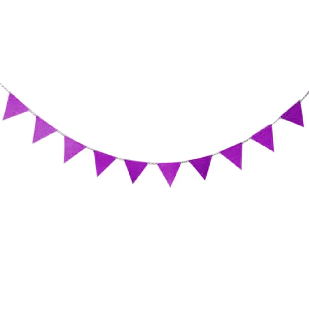 Треугольный декор гирлянда маленькая Нетканая ткань набивка бумага вечеринка