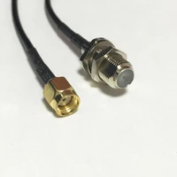 wifi router adapter rp sma male plug switch f female jack pigtail cable rg174 wholesale 20cm 8