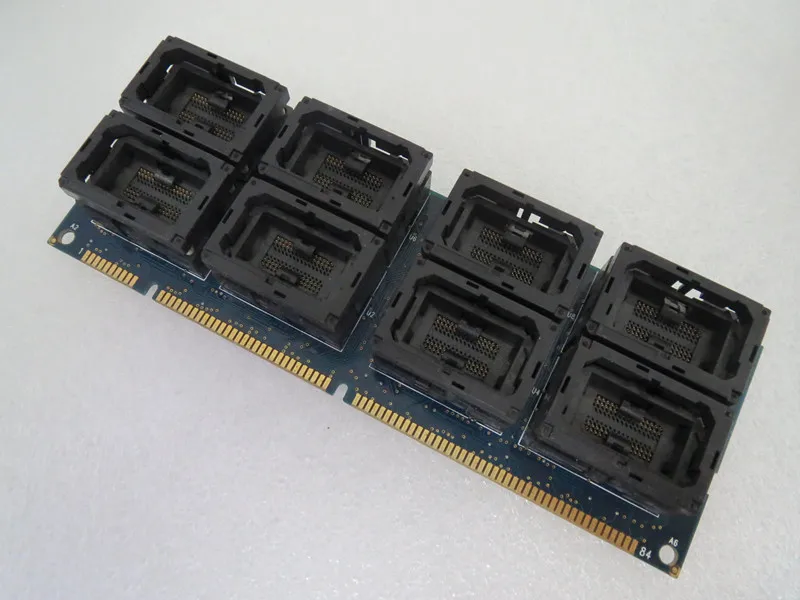 Оригинальное тестовое сиденье TI IC FBGA60 BGA60 Горящее программируемое гнездо Adapte |
