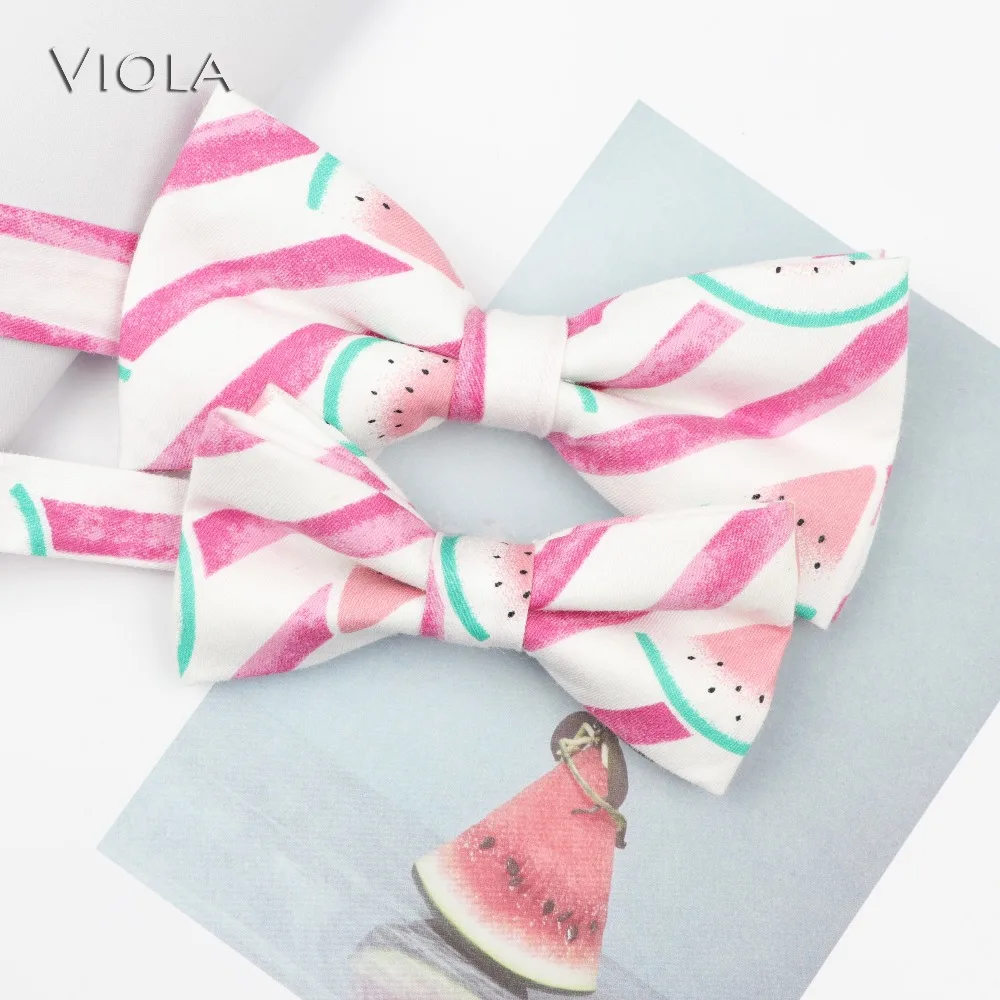 Комплекты с бабочкой для родителей и детей рисунком утки фруктов животных милые