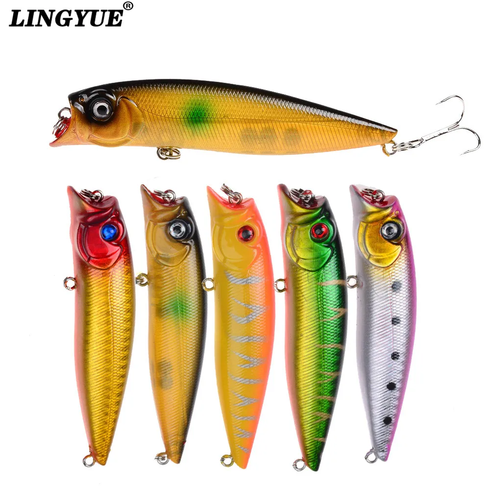 Новинка 1 шт. приманка для рыбной ловли Topwater Popper искусственная качественная