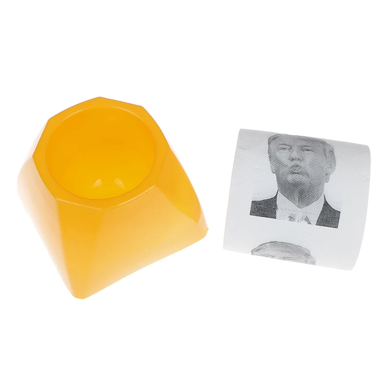 Держатели для туалетных щеток желтый Borstel Дональд Трамп оригинальная туалетная бумага набор