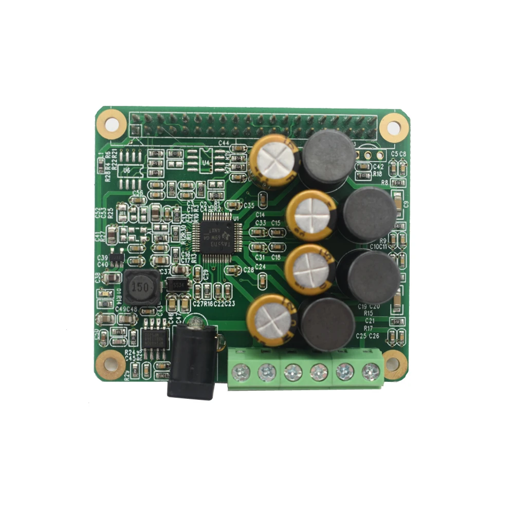 RPI-HIFI-AMP модуль Raspberry Pi усилители домашние HIFI Плата расширения 25 Вт с AUX Совместимость Raspberry Pi 3 Model B, 2B, B+ T0566