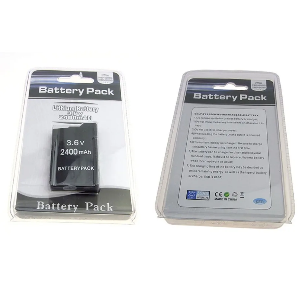 3 6 V 2400 mAh аккумулятор для sony psp 2000 3000 Аккумулятор джойстика playstation Портативный