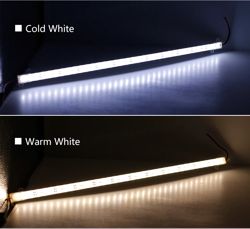 5 шт./лот светодиодный бар светильник DC12V 50 см RGB LED Жесткий Газа светильник 5630 высокое Яркость IP68 Водонепроницаемый открытый светодиодный люминесцентная лампа