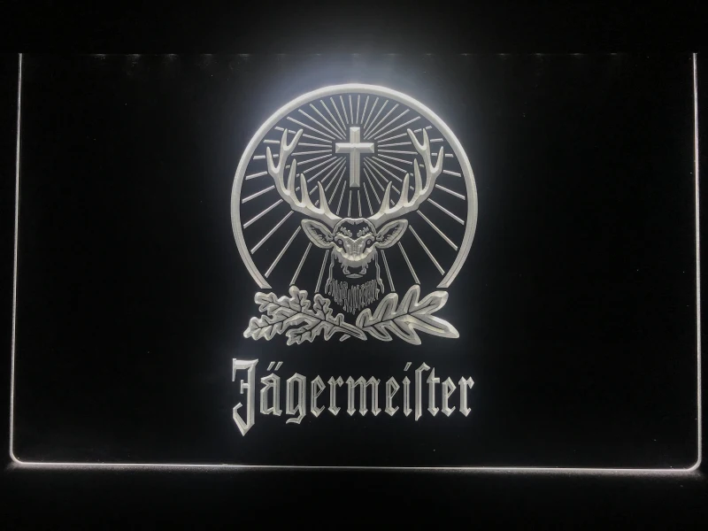 R001 Jagermeister светодиодный неоновый светильник с головой оленя