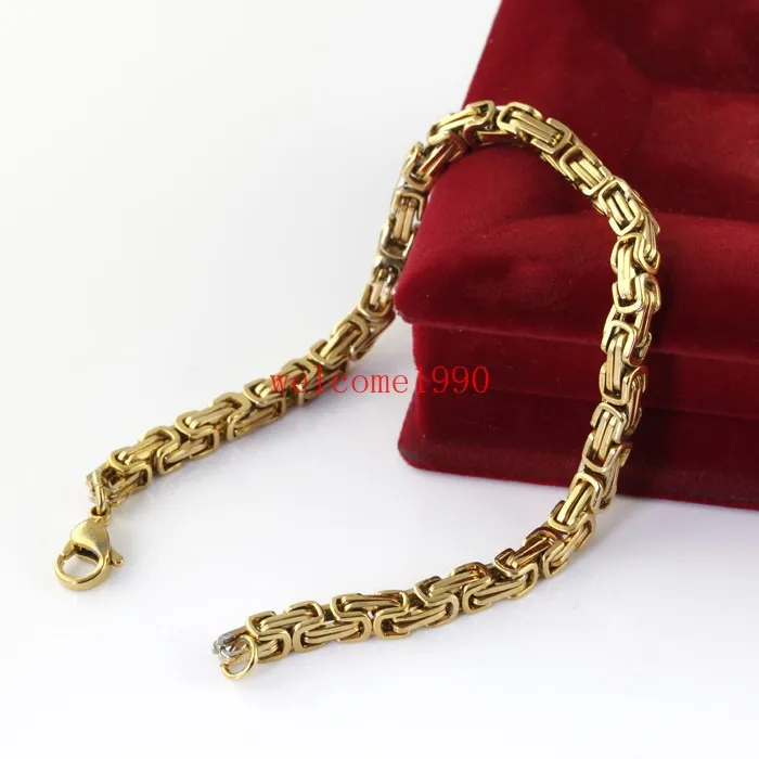 Мужской браслет-цепочка из нержавеющей стали 5 мм | Украшения и аксессуары