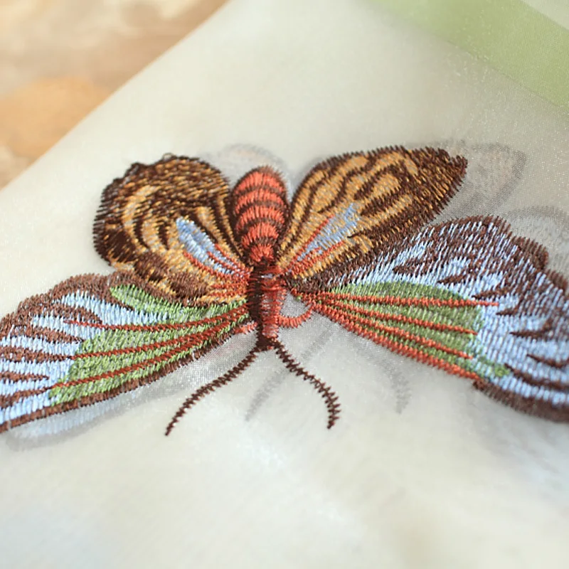 Занавески-бабочки римские занавески на окна домашние кухонные из пряжи ткань для