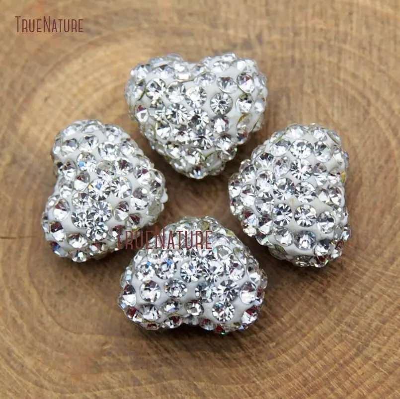 Новый дизайн оптовая продажа глиняные бусины закрепляющие белые в форме милых