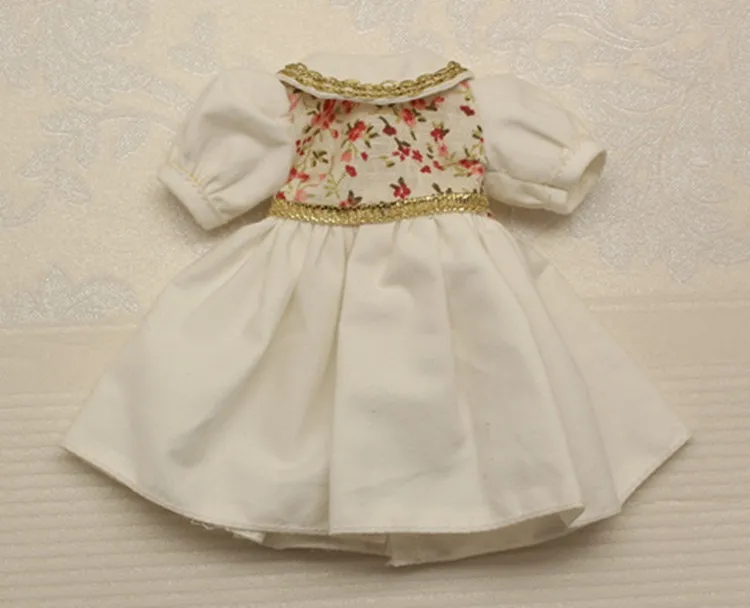 Наряды для куклы Blyth, зеленое и белое платье, костюм для 1/6, azone BJD pullip licca