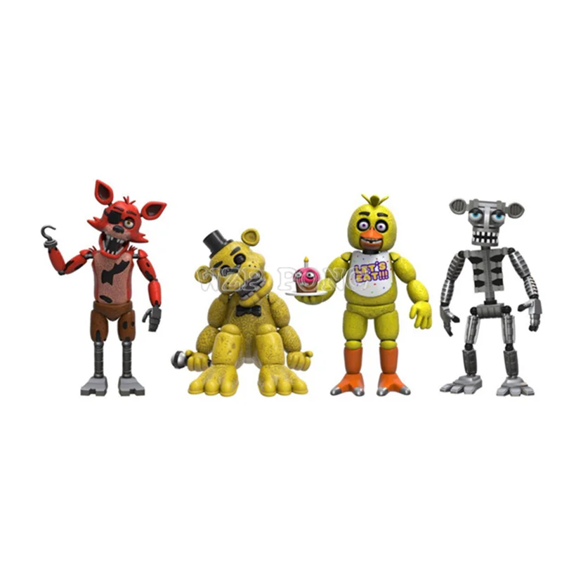 Игрушки пять ночей у Фредди экшн-фигурки FNAF Бонни Фокси фазбер медведь ночь