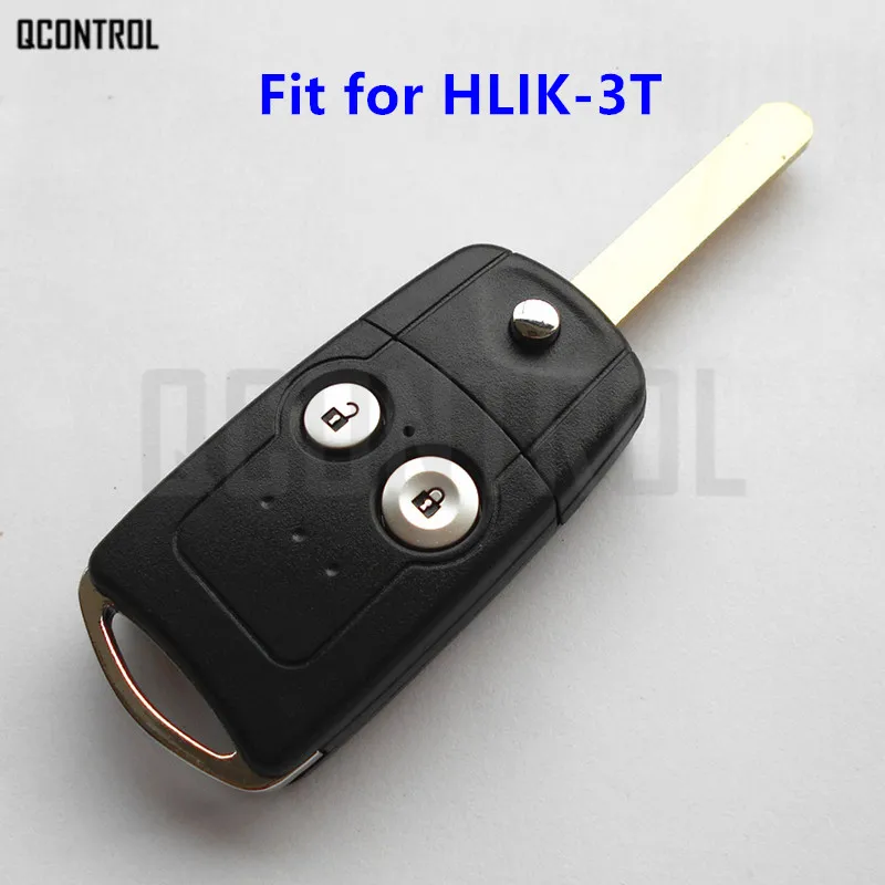 Qcontrol 2 Пуговицы автомобиля удаленный ключевой пригодный для Honda Accord CRV город