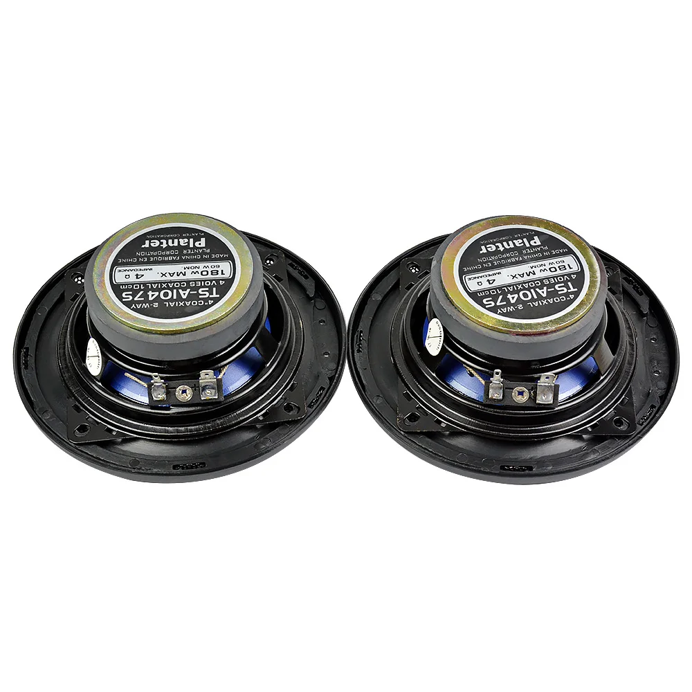 Аудио портативные колонки 4Ohm 180W коаксиальный 2 способа шт 4 дюймовые