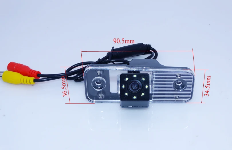 Shockproof car rear reversing camera bring the higest night vision and 8 led suitable for New SantaFe Hyundai Azera | Автомобили и