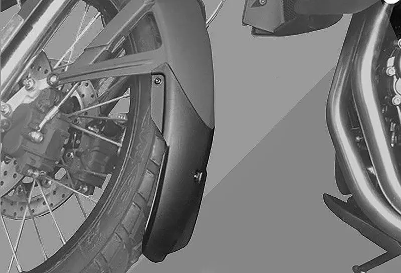 Черное переднее крыло мотоцикла колесо Hugger заднее расширение для BMW F800GS F650GS ADV
