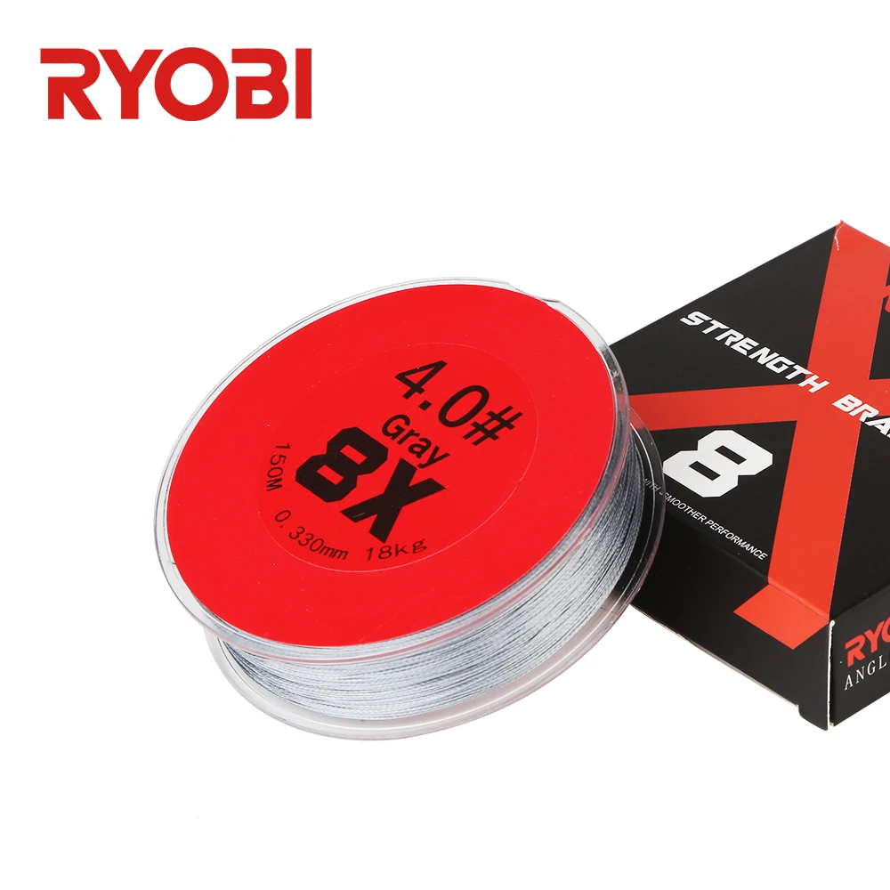 RYOBI м 150 8X несущей кос гладкая сильная оплетка провода Карп пресной воды