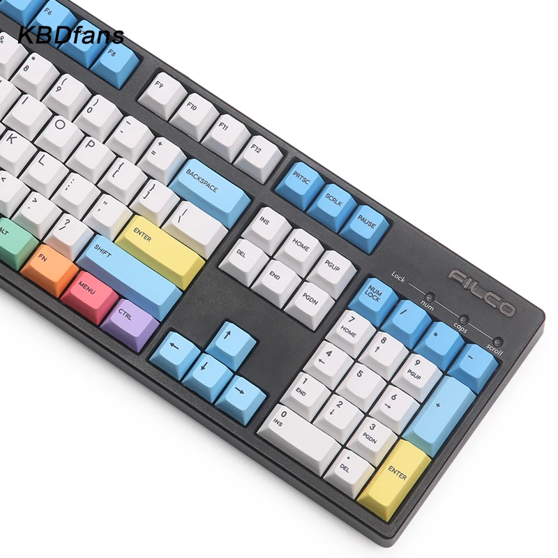 PBT Вишневый профиль Мел keycaps 123 клавиши для механической клавиатуры цвет keycap