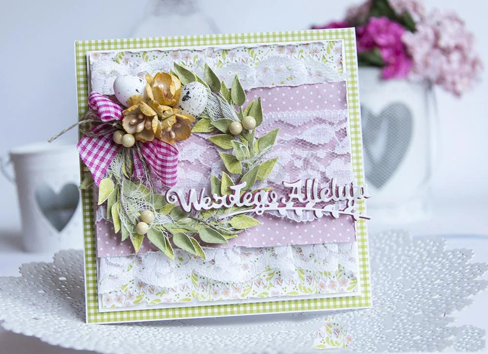 AddyCraft польский язык счастливый Восток металлический Трафаретный вырубной штамп