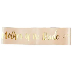 mother of the bride Свадебные украшения, свадебная фата для девичника, атласная лента для невесты, девичник, вечерние украшения для девичника - Цвет: mother of the bride