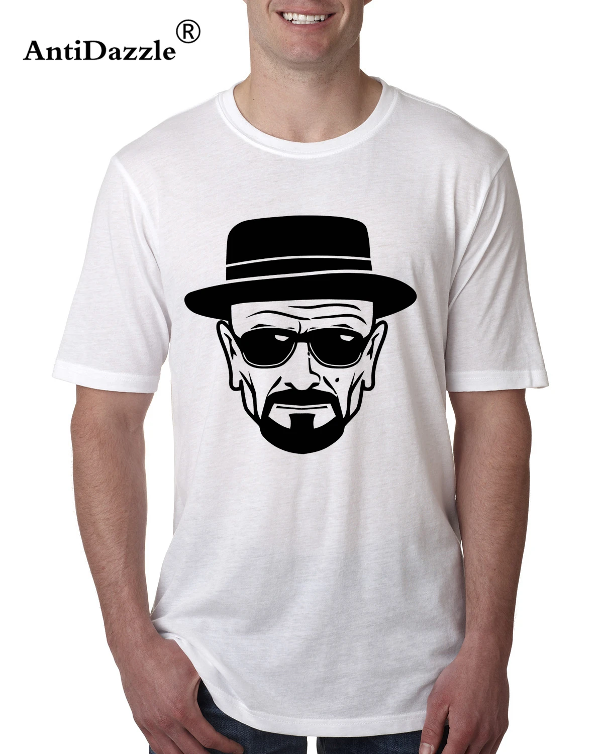 2017 модные повседневные мужские футболки heisenberg с коротким рукавом и топы круглым
