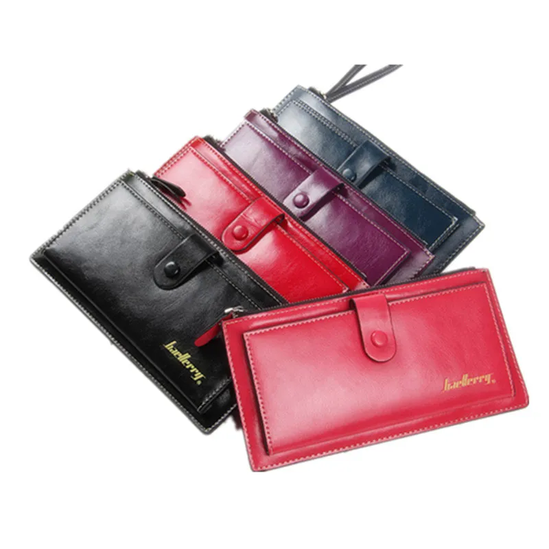 

Women's purse Long Zipper women bag Lady Clutch Wallet Coin bag Phone Card Holder Female Ultrathin Bright Skin Wrist bag Gifts