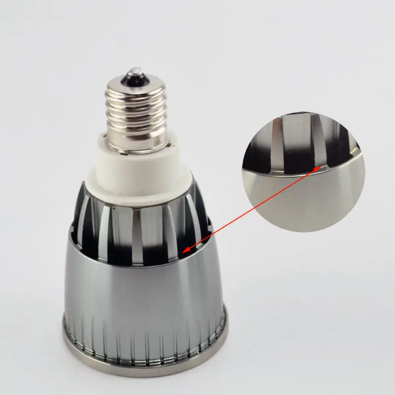 Светодиодный точечный светильник лампочка с регулируемой яркостью Mr16 Gu10 Gu5.3 E14 E17