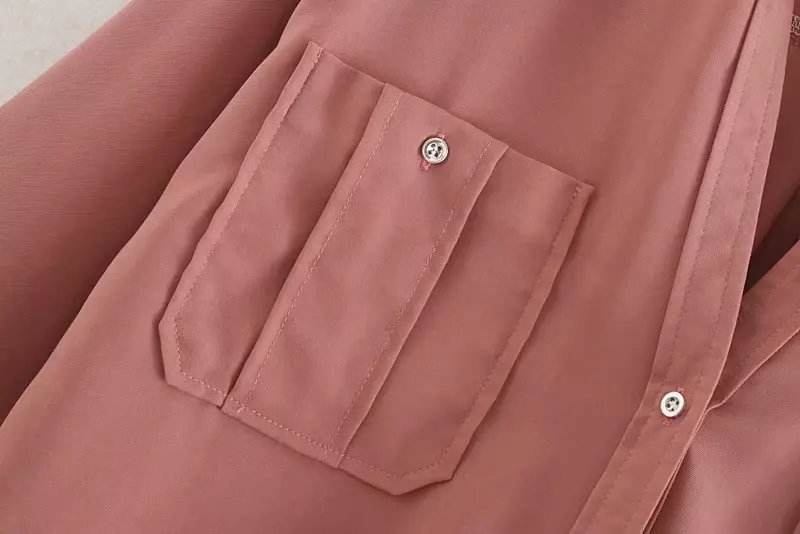 Новые женские повседневные деловые блузки с v образным вырезом и двойным