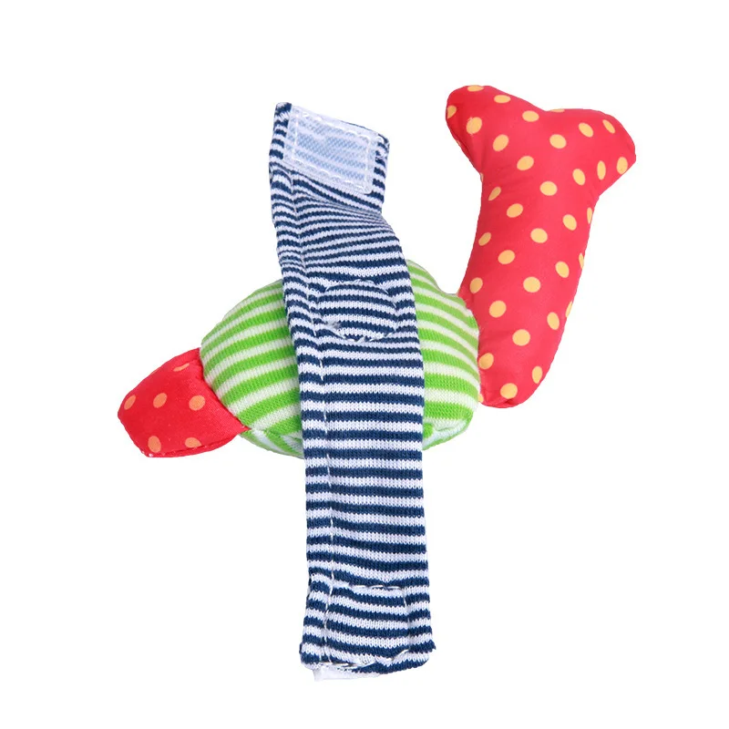 

Hot Brand Infant Baby Wrist Cute Snail Hand Rattles Finders Baby Toys 0+