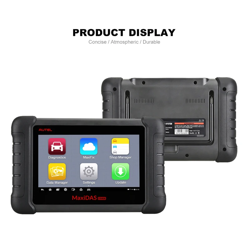 Autel Дистрибьютор autel MaxiDas DS808 автоматический диагностический инструмент OBD2 сканер ключ программист OBD Автомобильный инструмент обновление autel DS708