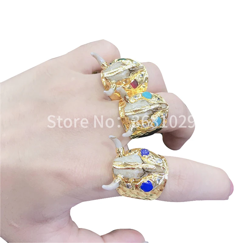 New fashion simple atmosphere pure handmade Ox-Head rings and women's jewelry | Украшения и аксессуары