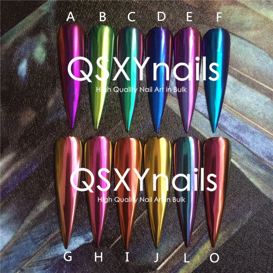 Оптовая продажа 50 г пигмент хамелеон хромированный Блестящий пылеотталкивающий