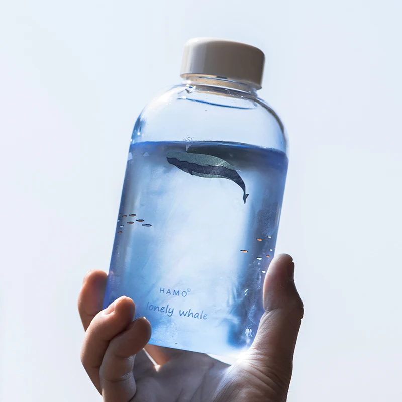 Креативная стеклянная кофейная кружка Killer Whale 350 мл Милая чайная полярный медведь