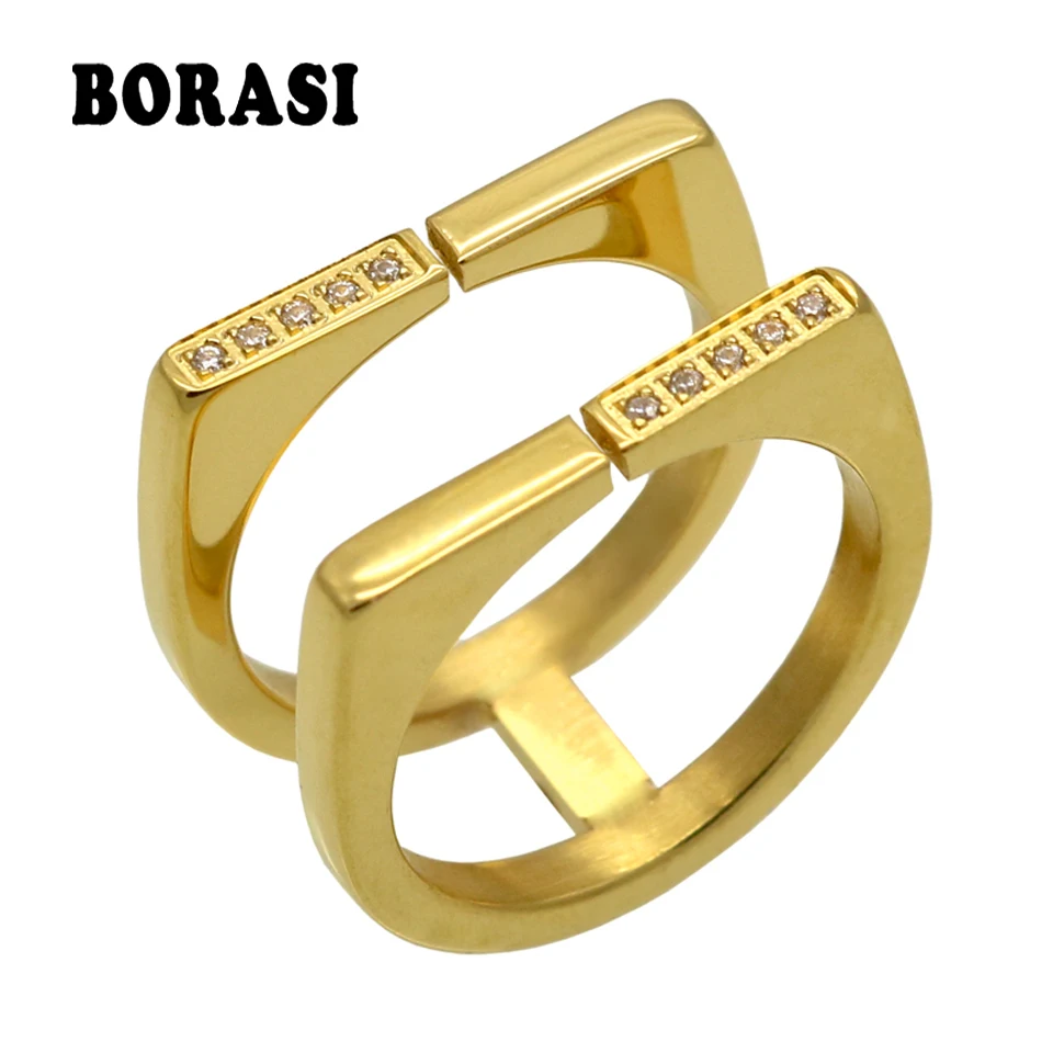 Новые модные женские свадебные брендовые ювелирные изделия обручальное кольцо