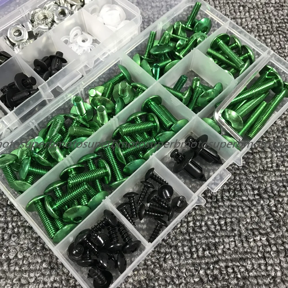 Для Yamaha YZF R125 R15 R25 R1 R3 R6 TMAX530 tmax500 XMAX300 Комплект болтов обтекателя крепежные зажимы