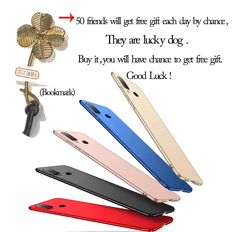 

ALLORUS Original Case for Redmi Note 7 5 Pro 6A 7A Redmi 6 7 Cover Plastic Hard PC Case Redmi Note 7 Pro Ultra Slim Back Cover