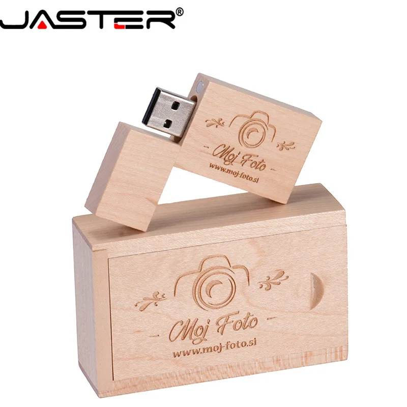 Бесплатная доставка JASTER (бесплатный логотип) Maple usb + box флеш диск 2 0 Флешка 4 ГБ 8 16 32