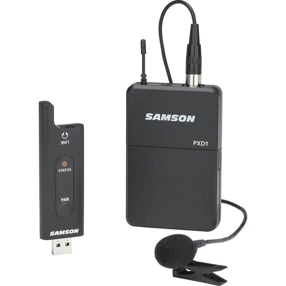 Samson XPD2 Lavalier USB Цифровая беспроводная система PXD1 поясная рация с микрофоном LM8 для