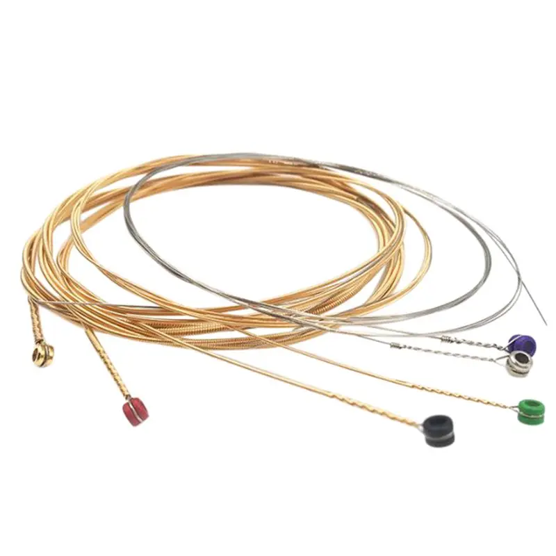 Новинка 6 шт./партия прочные гитарные струны Классическая акустическая бас