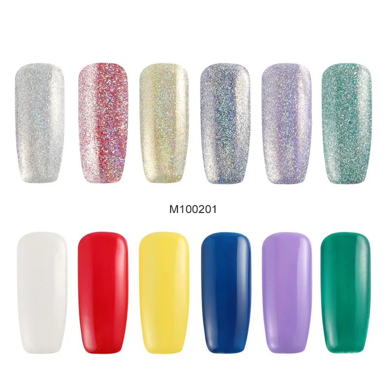 ROSALIND блестящая голографическая Пыль для ногтей УФ лак маникюра Блестящий