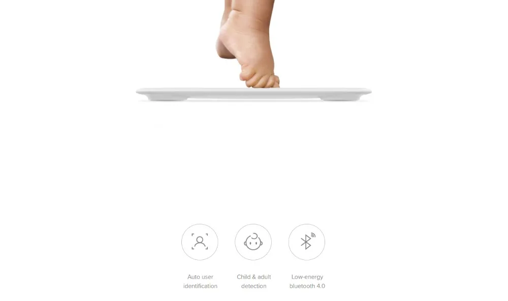 Xiaomi Smart Body Fat Scale весы состава тела, точные показатели здоровья Автоматическая синхронизация данных скрытый светодиодный дисплей Bluetooth
